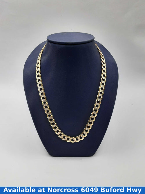 14k Concave Curb Chain
