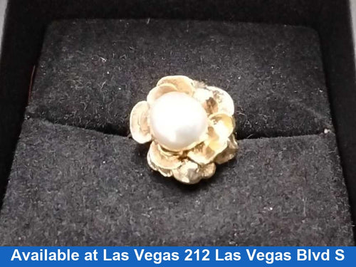 Women's Ring - Yellow Gold 14k (.585) 7.6 grams Size 20
