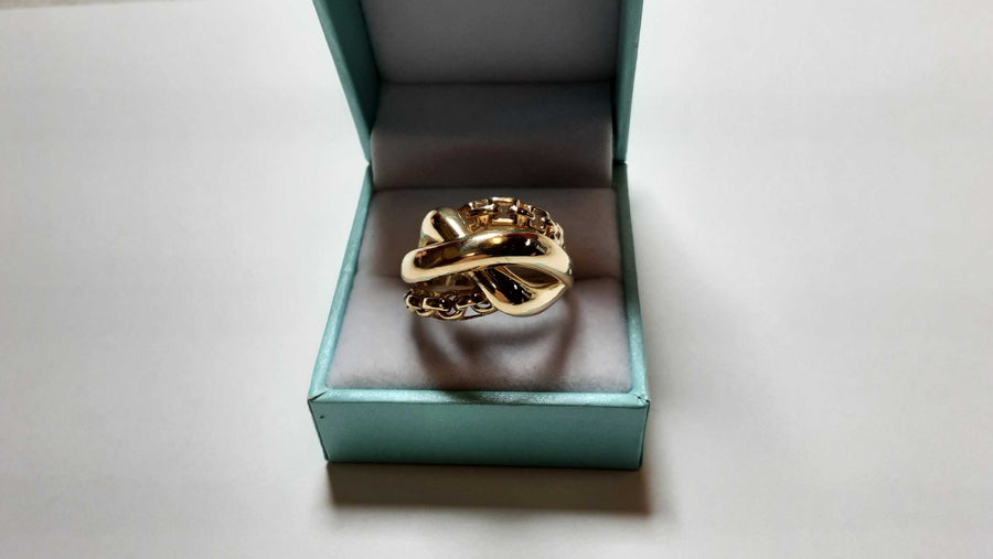 Women's Ring - Yellow Gold 14k (.585) 4.3 grams Size 11