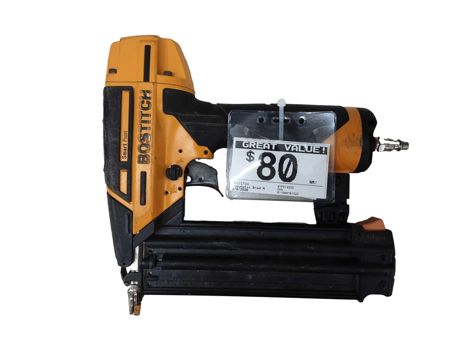Bostitch Btfp12233 Yellow Pneumatic Brad Nailer