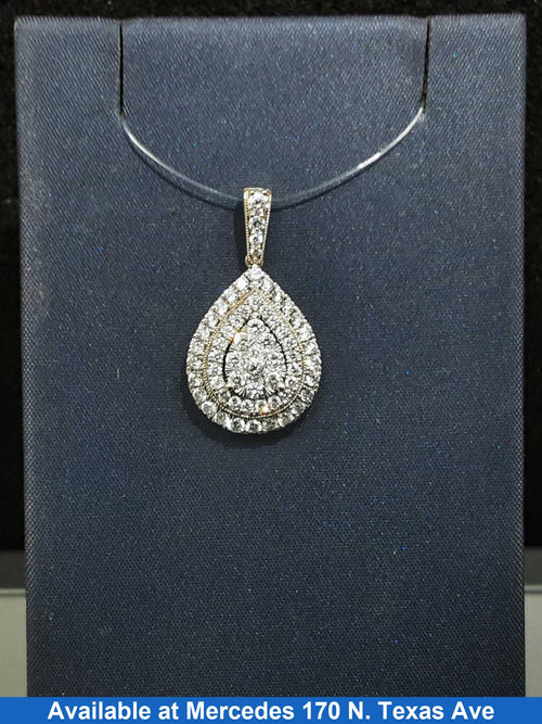 Diamond Pendant - Yellow Gold 10k (.417) 3.1 grams