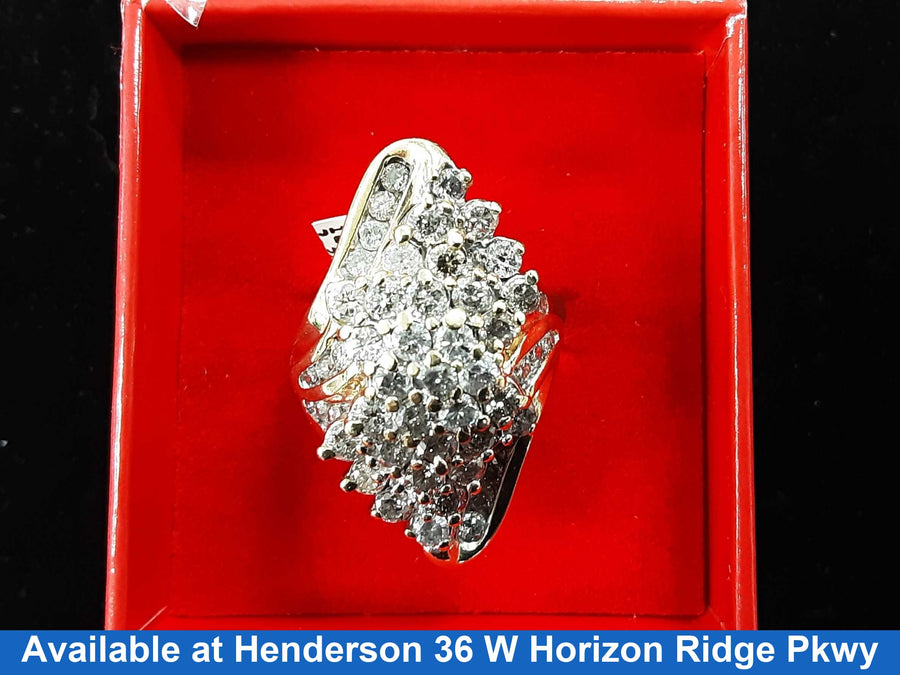 Women's Ring - Yellow Gold 10k (.417) 9.8 grams Size 8