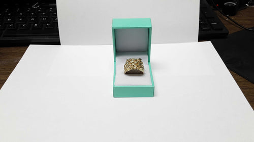 Men's Ring - Yellow Gold 10k (.417) 6.6 grams Size 8