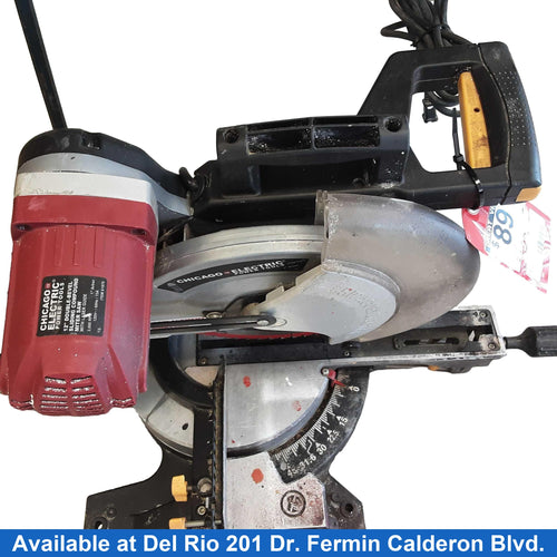 Chicago Electric 61970 Red Corded Miter Saw