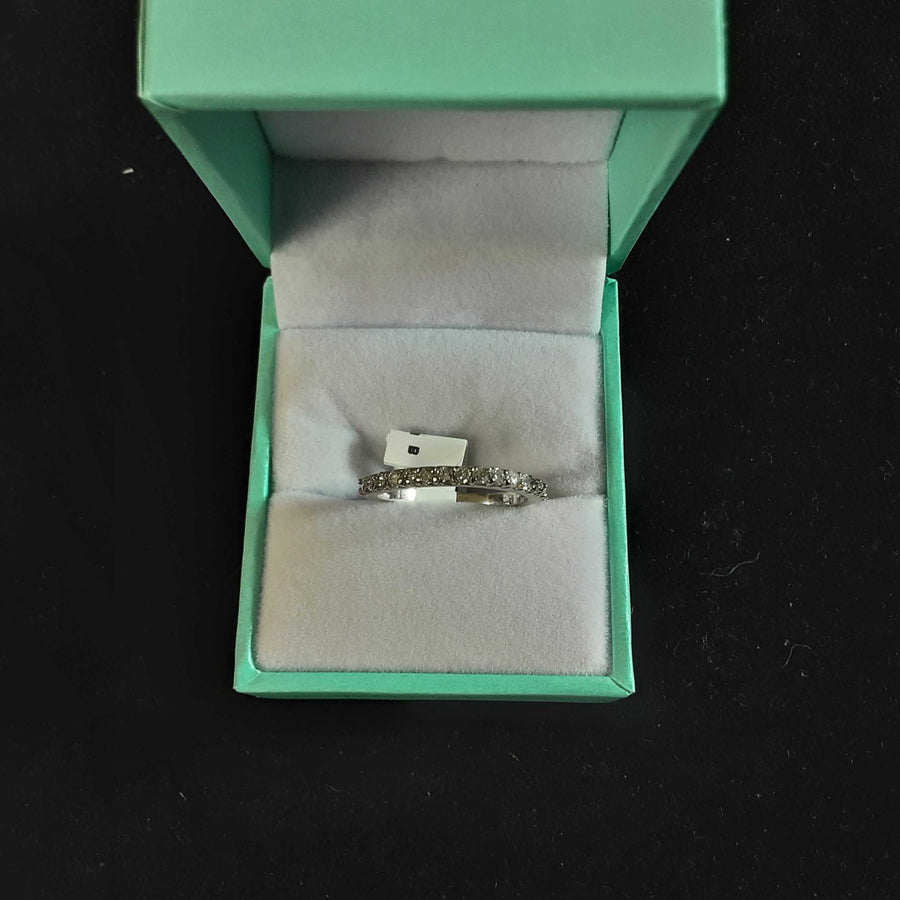 Ring - Wedding Band - White Gold 10k (.417) 1.9 grams Size 7