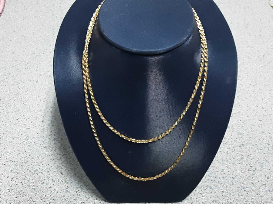 Rope Chain - Yellow Gold 14k (.585) 9.2 grams 23 inch
