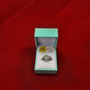 Ring - Engagement Set - White Gold 10k (.417) 3.2 grams Size 7.5
