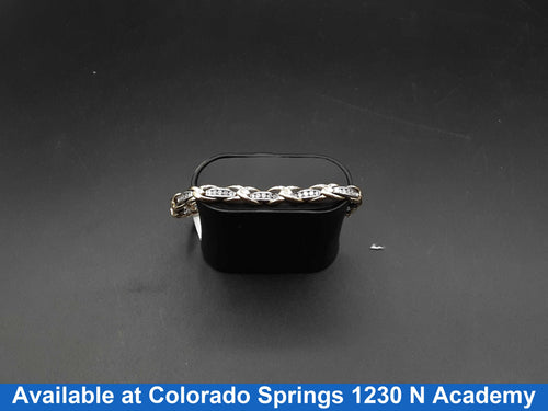 Tennis Bracelet - Tricolor Gold 14k (.585) 21 grams 7 inch