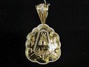 14k Yellow Gold Virgin Mary Pendant