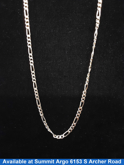 Figaro Chain - White Gold 10k (.417) 20.6 grams 22 inch