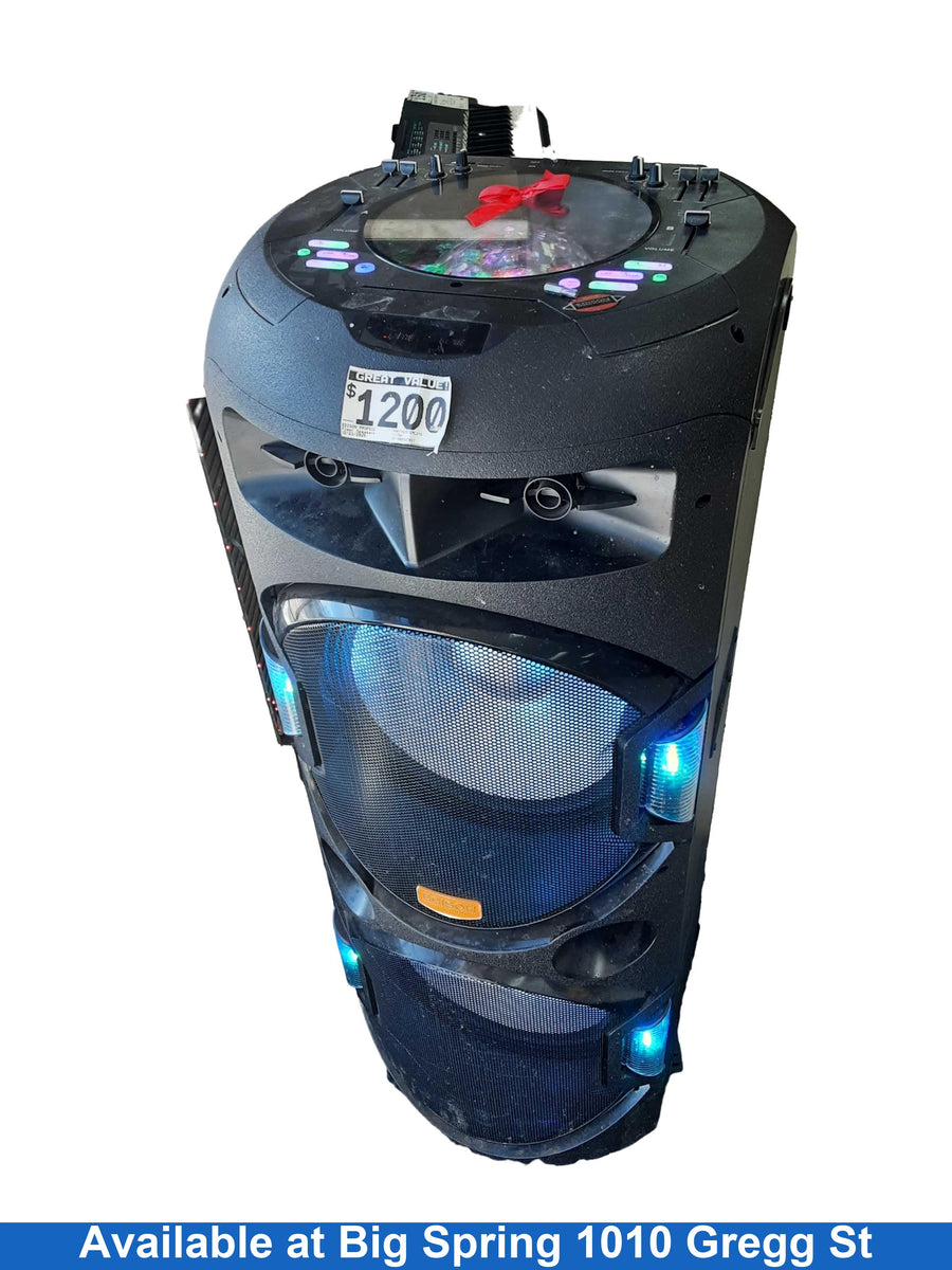 Edison Professional Partysysteml215 Black Floor Speaker