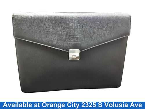 Armani Colliezoni Briefcase Black Purse / Handbag