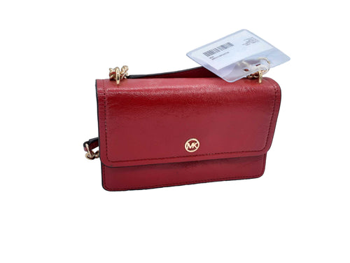 Michael Kors Js-2505 Red Purse / Handbag