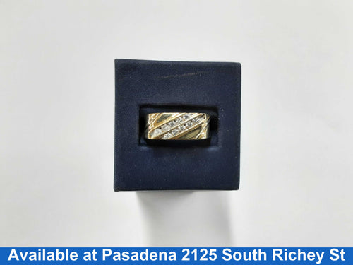 Men's Ring - Yellow Gold 10k (.417) 4.5 grams Size 10