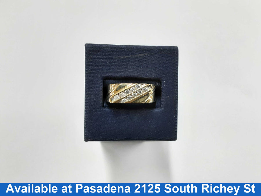 Men's Ring - Yellow Gold 10k (.417) 4.5 grams Size 10