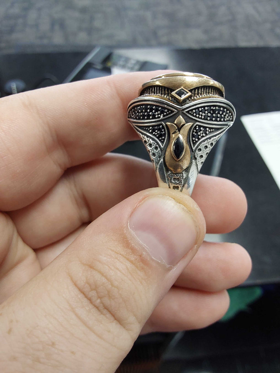 Men's Ring - Silver 25.5 Grams Size 11