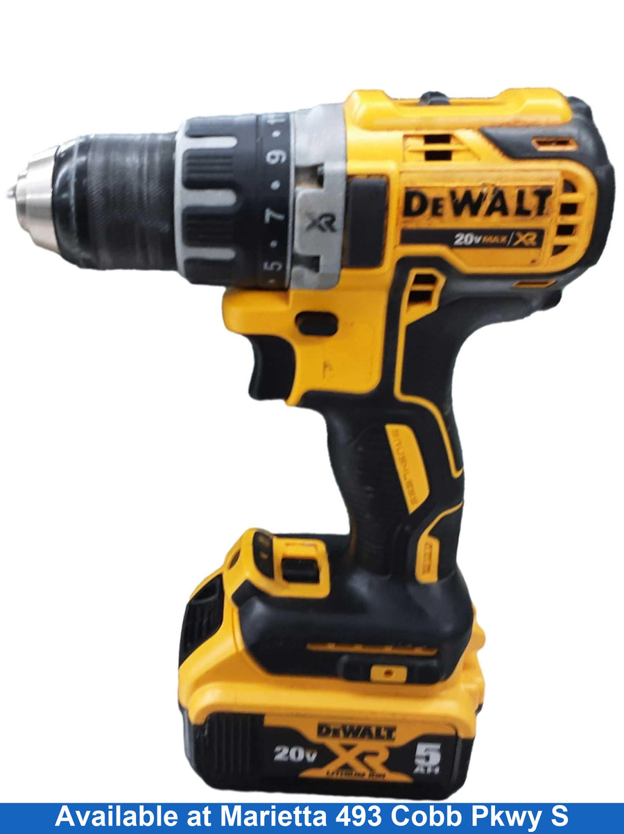 Dewalt Dcd791 Yellow Cordless Standard Drill