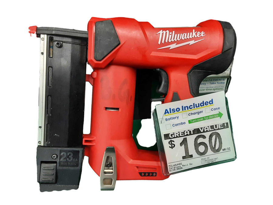 Milwaukee 2540-20 Red Cordless Framing Nailer