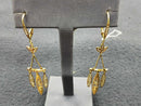 Jacket Earrings - Yellow Gold 14k (.585) 6.1 grams