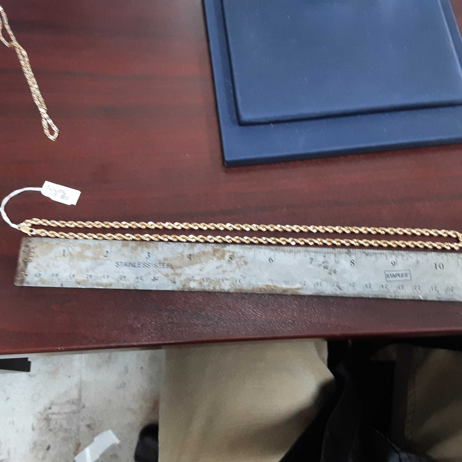 Rope Chain - Yellow Gold 10k (.417) 6.3 grams 20 inch
