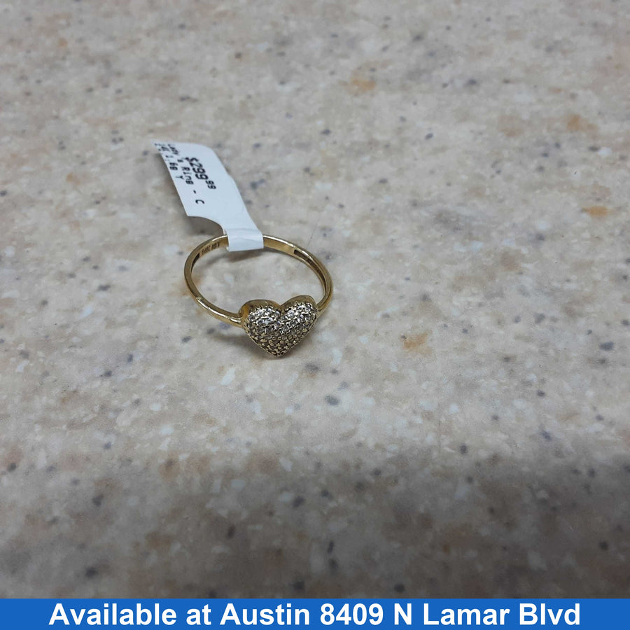 Women's Ring - Yellow Gold 14k (.585) 1.6 grams Size 7.5