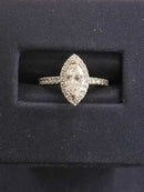 Women's Ring - White Gold 14k (.585) 2.2 grams Size 6