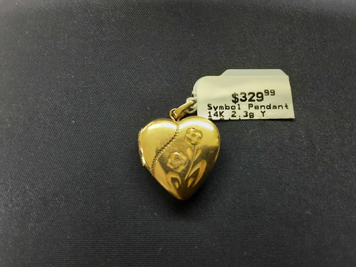 Symbol Pendant - Yellow Gold 14k (.585) 2.3 grams