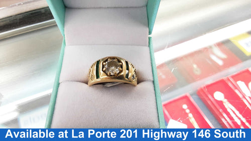 Ring - Wedding Set - Yellow Gold 10k (.417) 10.6 grams Size 8