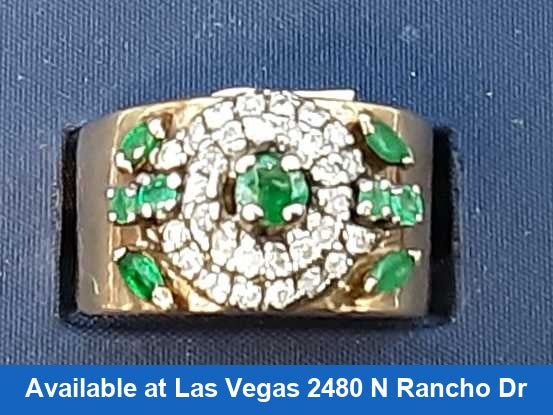 Women's Ring - Yellow Gold 14k (.585) 15 grams Size 7