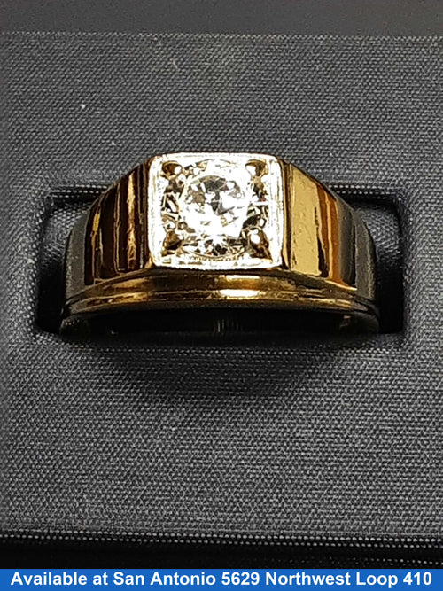 Men's Ring - Yellow Gold 14k (.585) 5 grams Size 11