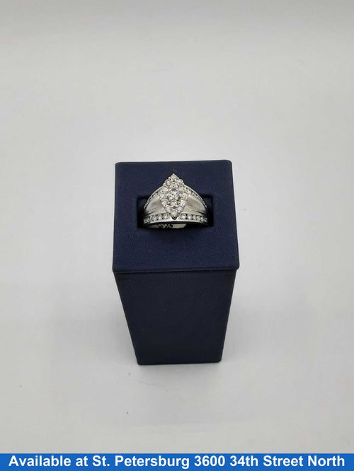 Women's Ring - White Gold 10k (.417) 8.9 grams Size 10