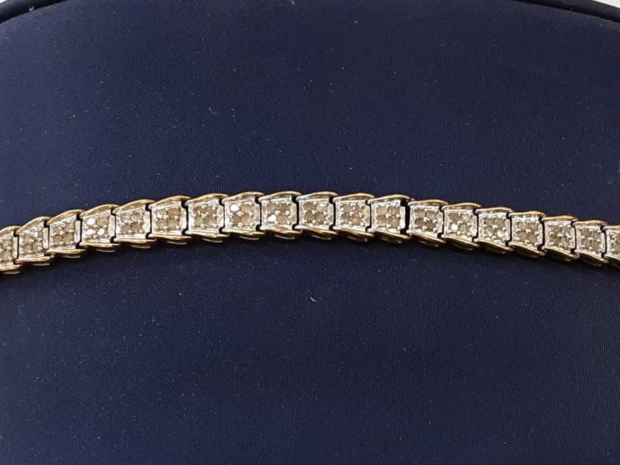 Bracelet - White Gold 10k (.417) 9.1 grams 7 inch