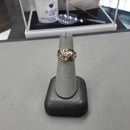 Lady's Ring - Cluster Yellow Gold 10k (.417) 5 grams Size 6.5