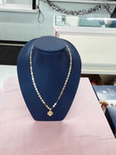 Chain - Tricolor Gold 14k (.585) 5.5 grams 18 inch