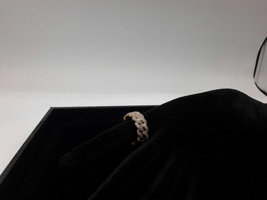 Men's Ring - Yellow Gold 10k (.417) 7.5 grams Size 10.5