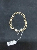 Figaro Bracelet - Yellow Gold 10k (.417) 11 grams 8 inch