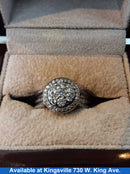 Women's Ring - White Gold 10k (.417) 5.4 grams Size 8