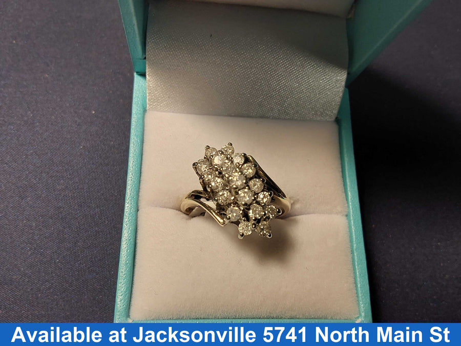 Women's Ring - Yellow Gold 10k (.417) 4.6 grams Size 4.5