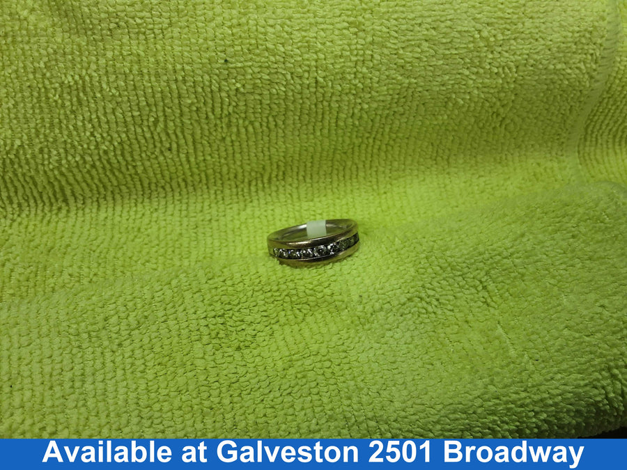 Ring - Wedding Band - White Gold 10k (.417) 6.6 grams Size 9.5