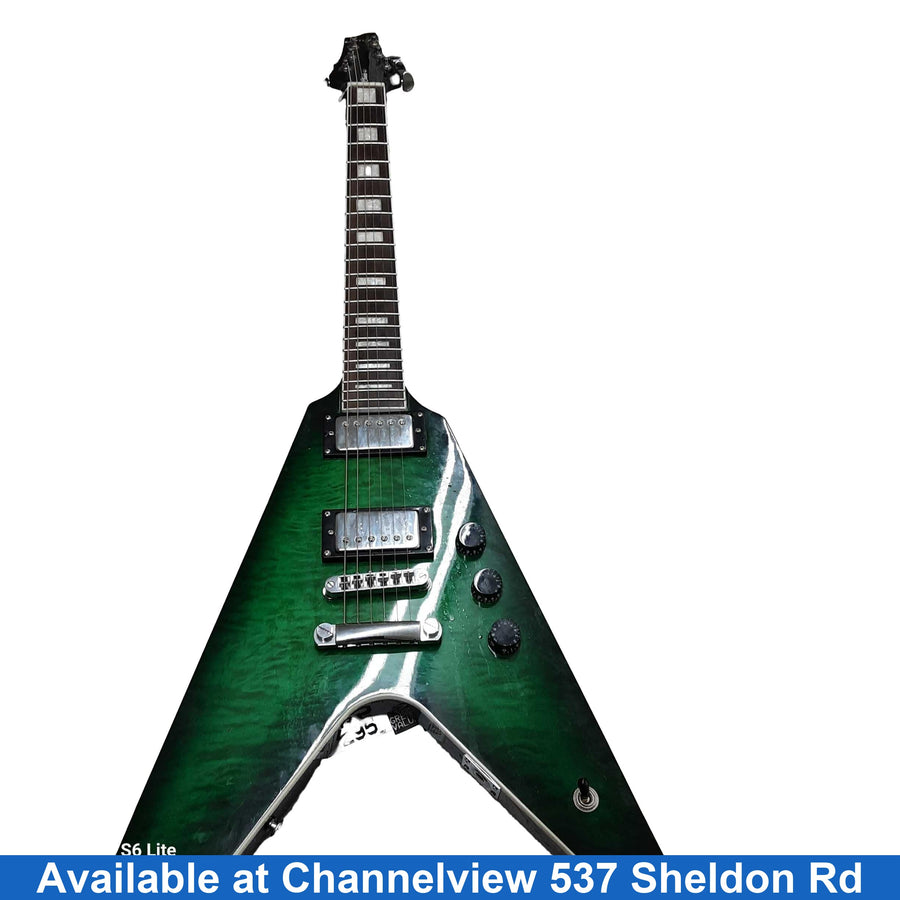 Fire Fly Classic Green Electric Classic Guitar