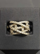 Women's Ring - White Gold 14k (.585) 6.2 grams Size 7.5