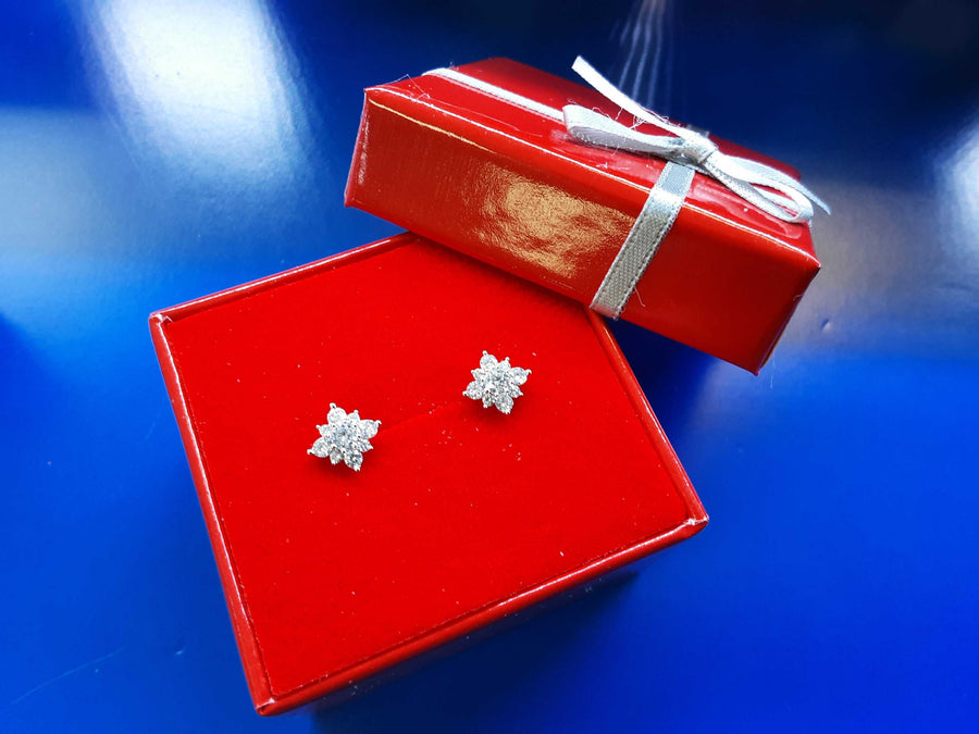 Earrings - White Gold 10k (.417) 0.9 grams