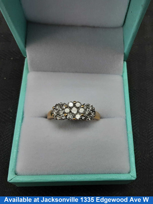 Women's Ring - Yellow Gold 10k (.417) 3.6 grams Size 10