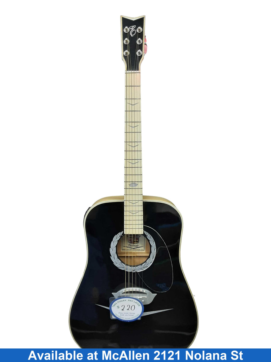 Esteban El Dorado Limited Edition Black Acoustic / Electric Classic Guitar