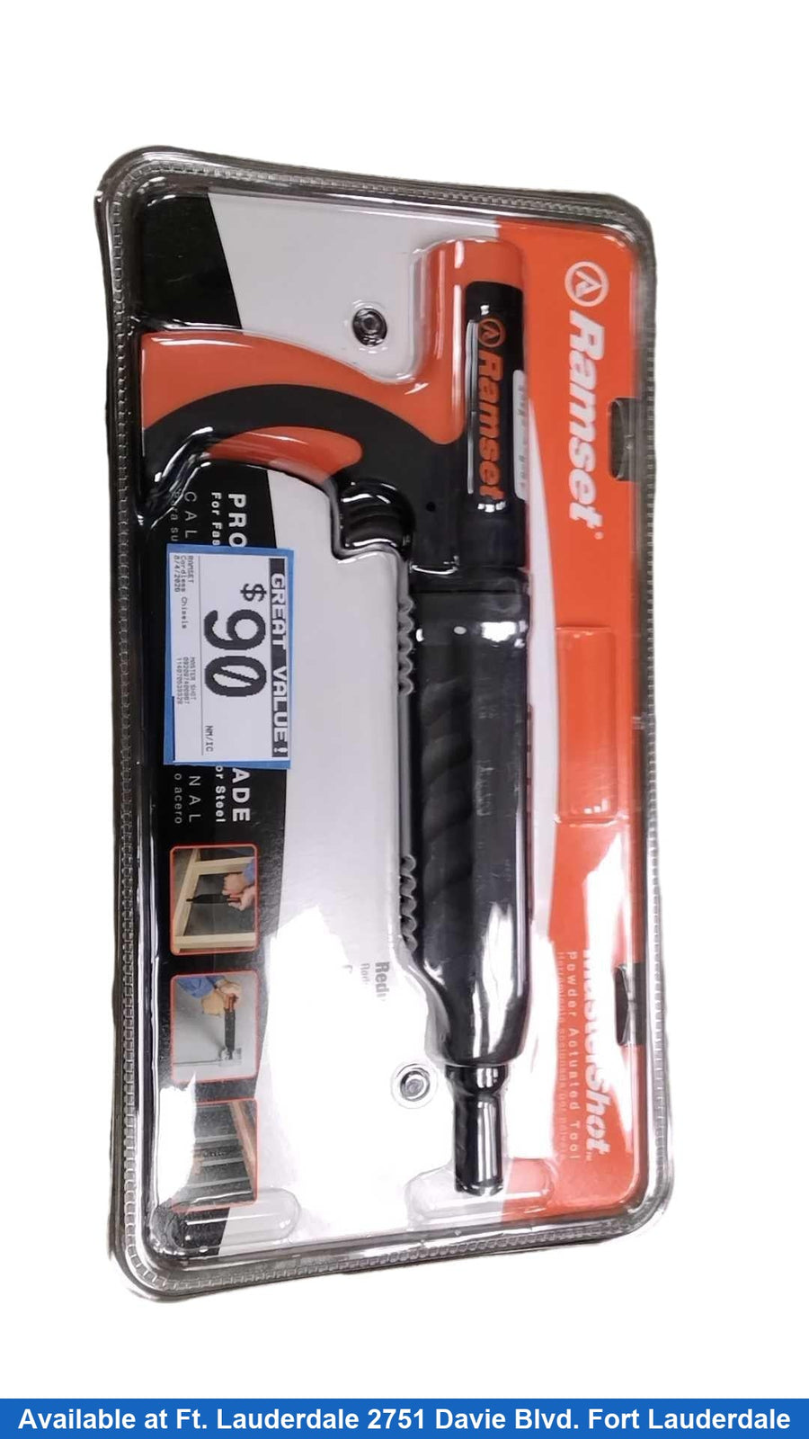 Ramset Master Shot Black Cordless Chisel