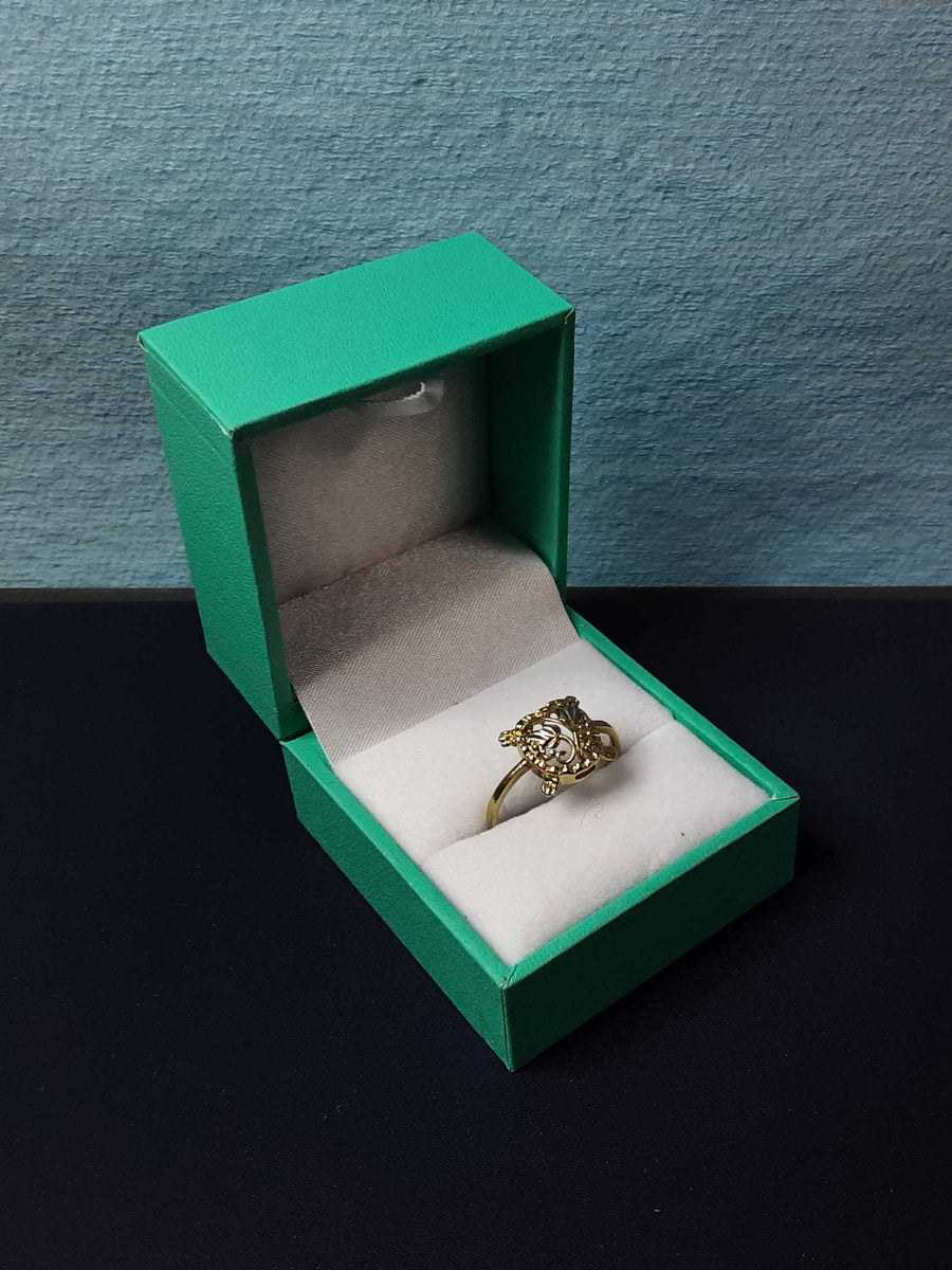 Women's Ring - Yellow Gold 10k (.417) 2.1 grams Size 7