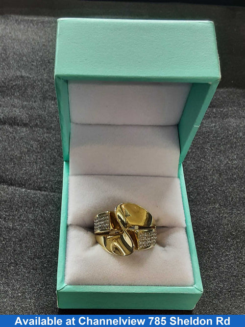 Women's Ring - Yellow Gold 10k (.417) 5.3 grams Size 7