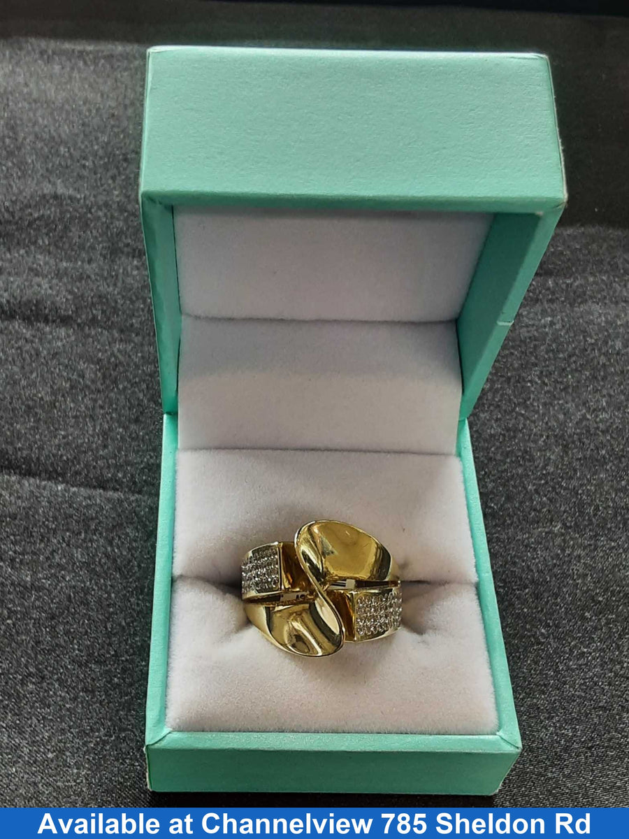 Women's Ring - Yellow Gold 10k (.417) 5.3 grams Size 7