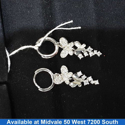 Earrings - Charm Earrings White Gold 14k (.585) 3.1 grams