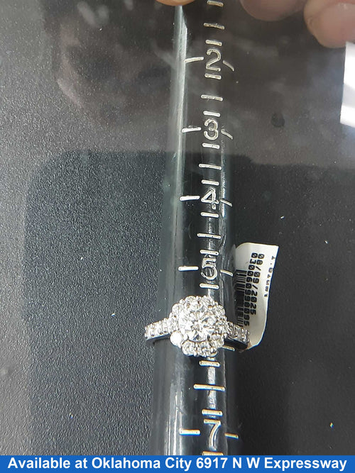 Ring - Engagement Set - White Gold 14k (.585) 5 grams Size 7